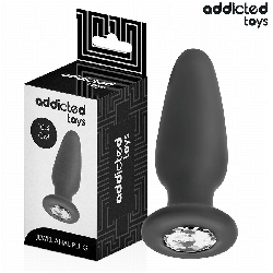ADDICTED TOYS - ANAL PLUG MIT JUWEL GRÖSSE M 10,4 CM