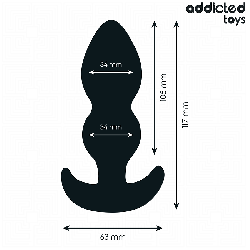ADDICTED TOYS - ZATYCZKA ANALNA ROZMIAR L 11,7 CM