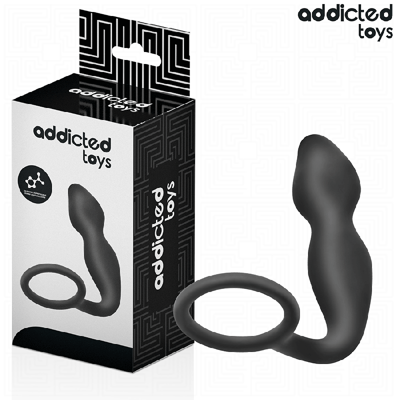 ADDICTED TOYS - ZATYCZKA ANALNA Z PIERŚCIENIEM MODEL 2
