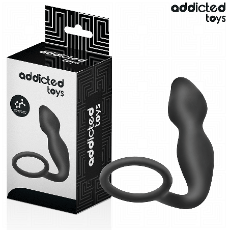ADDICTED TOYS - ZATYCZKA ANALNA Z PIERŚCIENIEM MODEL 2