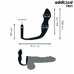 ADDICTED TOYS - PLUG ANAL AVEC ANNEAU MODÈLE 2
