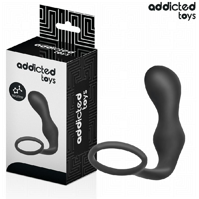 ADDICTED TOYS - ZATYCZKA ANALNA Z PIERŚCIENIEM MODEL 3