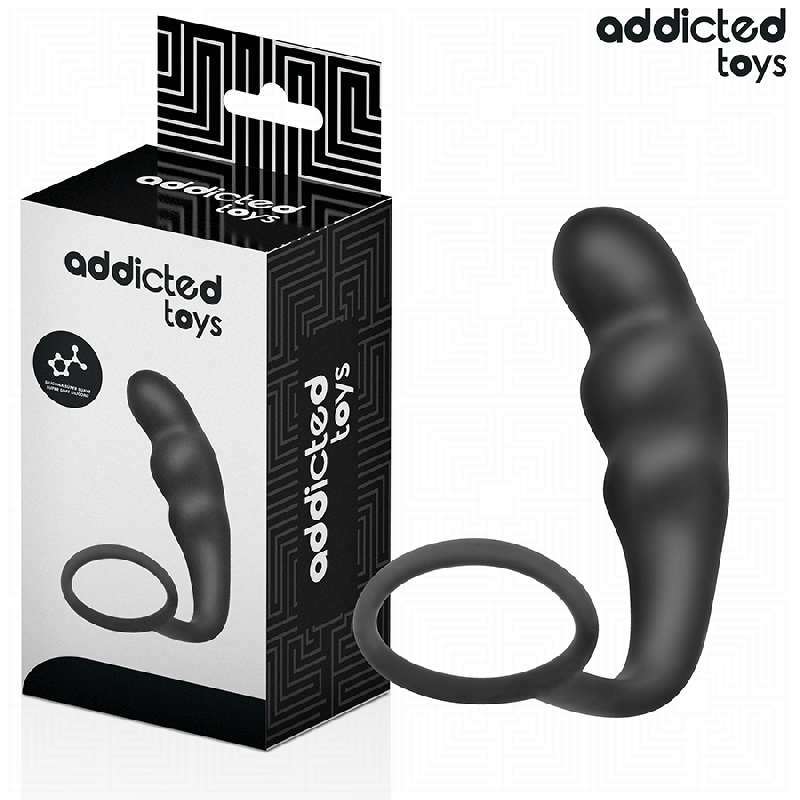 ADDICTED TOYS - ZATYCZKA ANALNA Z PIERŚCIENIEM MODEL 4