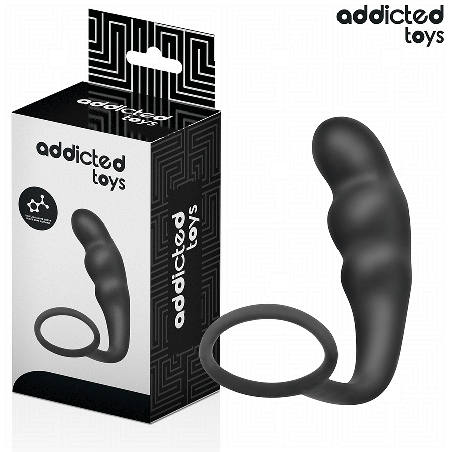 ADDICTED TOYS - ZATYCZKA ANALNA Z PIERŚCIENIEM MODEL 4