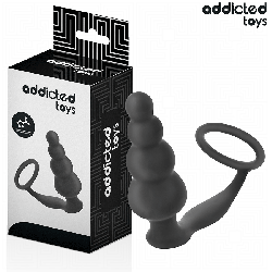 ADDICTED TOYS - ZATYCZKA ANALNA Z PIERŚCIENIEM MODEL 5