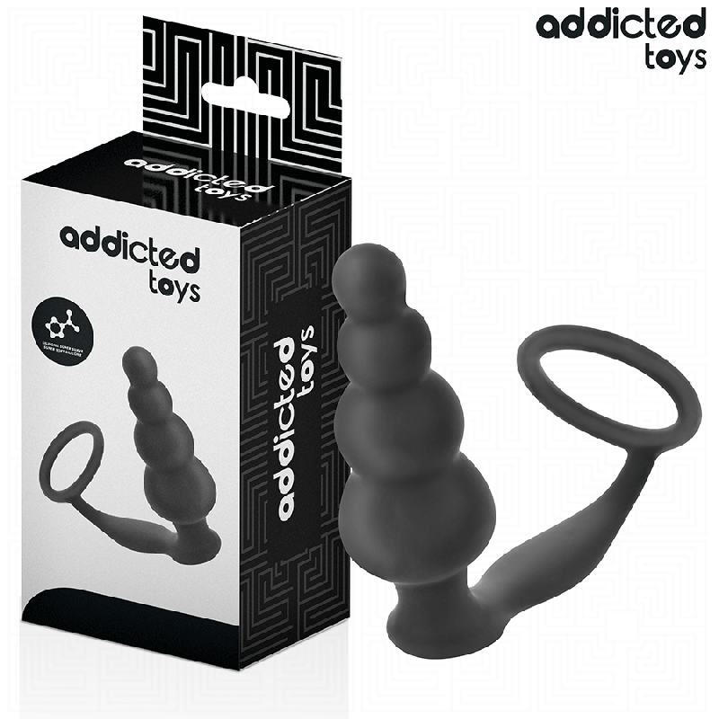 ADDICTED TOYS - ZATYCZKA ANALNA Z PIERŚCIENIEM MODEL 5