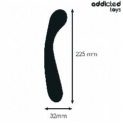 ADDICTED TOYS - MASAJEADOR ANAL DOBLE SILICONA 22,5 CM