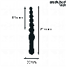 ADDICTED TOYS - MASAJEADOR ANAL DOBLE SILICONA 24 CM