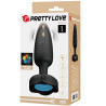 PRETTY LOVE - TARION ANAL PLUG MIT LED LICHT SCHWARZ 12,5 CM