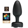 PRETTY LOVE - VARIAN ANAL PLUG Z ŚWIATŁEM LED CZARNY 10,8 CM
