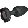PRETTY LOVE - VARIAN ANAL PLUG MIT LED-LICHT SCHWARZ 10,8 CM