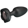 PRETTY LOVE - OSBORN PLUG ANALE CON LUCE LED NERO 9,8 CM