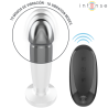 INTENSE - ANALNY ZATYCZKA 10 WIBRACJI METALOWY DILDO Z PILOTEM S