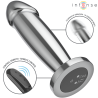 INTENSE - ANALNY PLUG 10 WIBRACJI METALOWY DILDO Z PILOTEM M