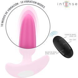 INTENSE - ROSS ANAL PLUG 10 WIBRACJI RÓŻOWY PILOT