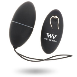 WOMANVIBE - PILOT ALSAN EGG CZARNY SILIKONOWY CZARNY