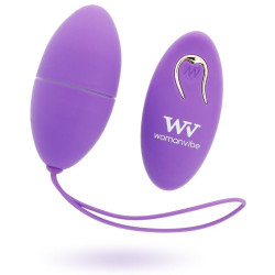WOMANVIBE - ALSAN FIOLETOWY SILIKONOWY PILOT ZDALNEGO STEROWANIA JAJKO