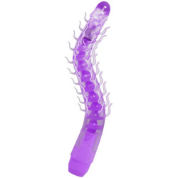 BAILE - FLEXI VIBE ZMYSLOWY KREGOSLUP ZGINANY WIBRUJACY DILDO LILIOWY 23,5 CM