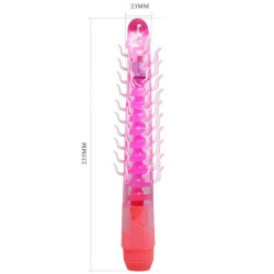 BAILE - FLEXI VIBE ZMYSLOWY KREGOSLUP ZGINANY WIBRUJACY DILDO LILIOWY 23,5 CM