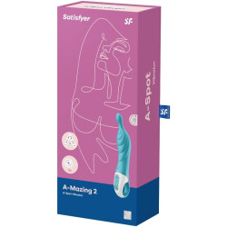 SATISFYER - NIESAMOWITY WIBRATOR 2 ASPOT TURKUSOWY