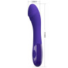 PRETTY LOVE - ELEMENTAL YOUTH FIOLETOWY WIBRATOR DILDO