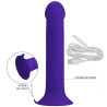 PRETTY LOVE - MURRAY YOUTH WIBRUJACY DILDO I FIOLETOWY AKUMULATOR