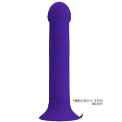PRETTY LOVE - MURRAY YOUTH WIBRUJACY DILDO I FIOLETOWY AKUMULATOR