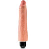 KING COCK - SZTYWNY REALISTYCZNY WIBRATOR 23 CM - NATURALNY