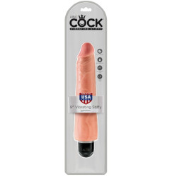 KING COCK - VIBRADOR REALÍSTICO RÍGIDO 23 CM - NATURAL