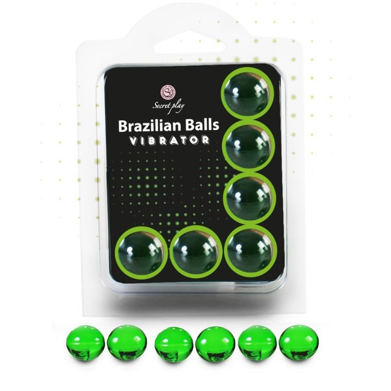 SECRETPLAY - SET 6 VIBRATORI PER PALLINE BRASILIANI SECRETPLAY - SET 6 VIBRATORI PER PALLINE BRASILIANI