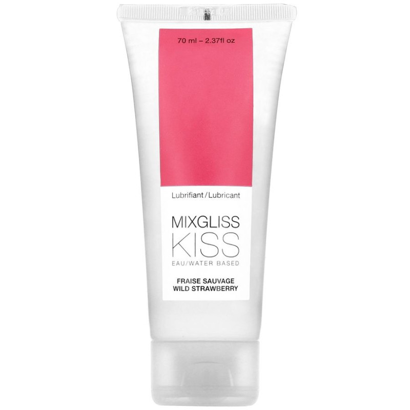 MIXGLISS - LUBRYKANT NA BAZIE WODY O SMAKU TRUSKAWKOWYM 70 ML
