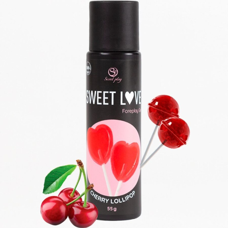 SECRETPLAY - CHERRY LOLLIPOP ZEL SWEET LOVE 60 ML SECRETPLAY - CHERRY LOLLIPOP ZEL SWEET LOVE 60 ML