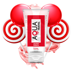 AQUA TRAVEL - LUBRYKANT NA BAZIE WODY O SMAKU LOLLIPOP - 50 ML