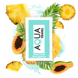 AQUA TRAVEL - LUBRYKANT NA BAZIE WODY O SMAKU OWOCOW TROPIKALNYCH 6 ML