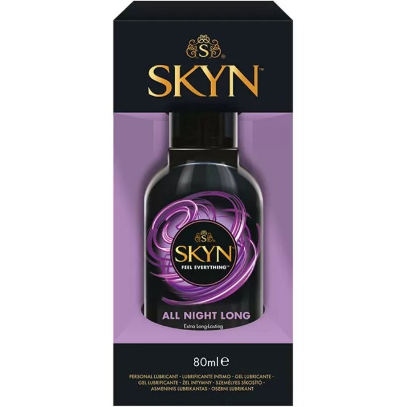 SKYN - LUBRICANTE ALL NIGHT LONG BASE DE SILICONA 80 ML SKYN - LUBRICANTE ALL NIGHT LONG BASE DE SILICONA 80 ML