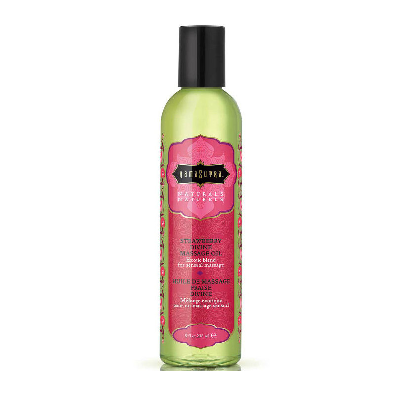 KAMASUTRA - NATURALS DIVINE STRAWBERRY MASSAGE OIL 236ML KAMASUTRA - NATURALS DIVINE STRAWBERRY MASSAGE OIL 236ML