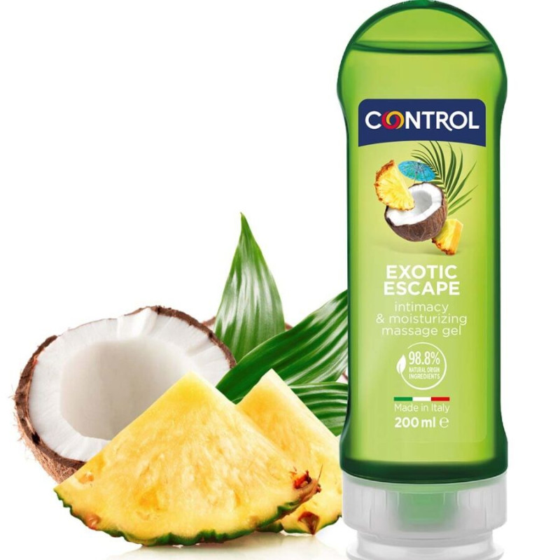 CONTROL - 2 EN 1 MASSAGE & PLEASURE EXOTIC 200 ML CONTROL - 2 EN 1 MASSAGE & PLEASURE EXOTIC 200 ML