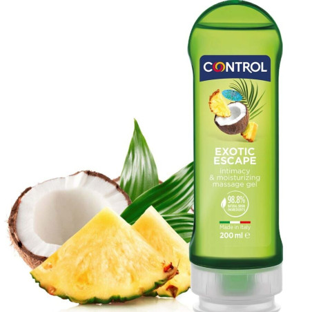CONTROL - 2 EN 1 MASAZ I PRZYJEMNOSC EGZOTYCZNA 200 ML