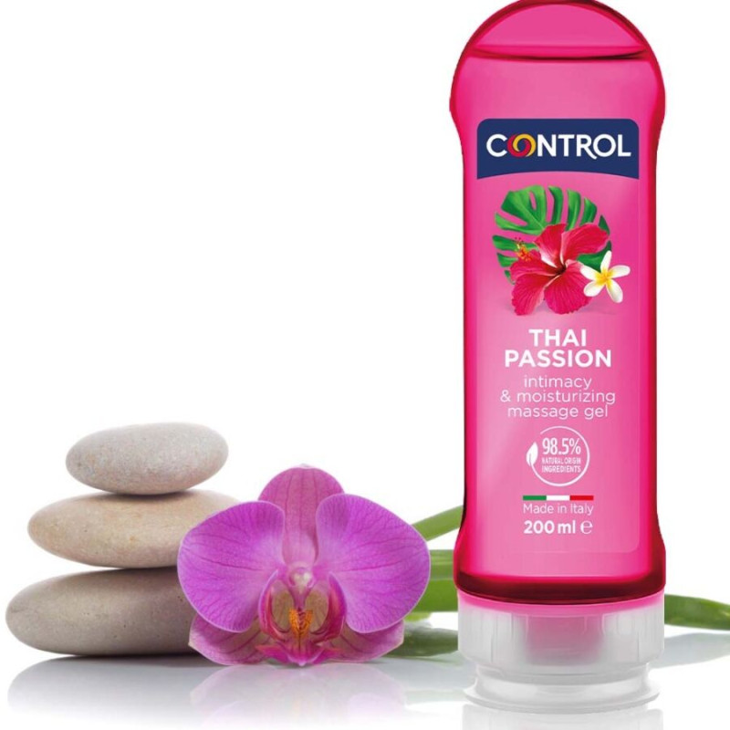 CONTROL - 2 EN 1 MASAZ I PRZYJEMNOSC THAI PASSION 200 ML CONTROL - 2 EN 1 MASAZ I PRZYJEMNOSC THAI PASSION 200 ML
