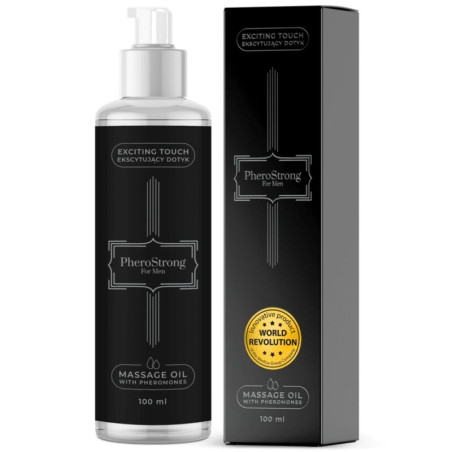 PHEROSTRONG - OLEJEK DO MASAZU DLA MEZCZYZN 100 ML