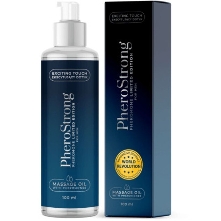 PHEROSTRONG - OLEJEK DO MASAZU EDYCJA LIMITOWANA DLA MEZCZYZN 100 ML
