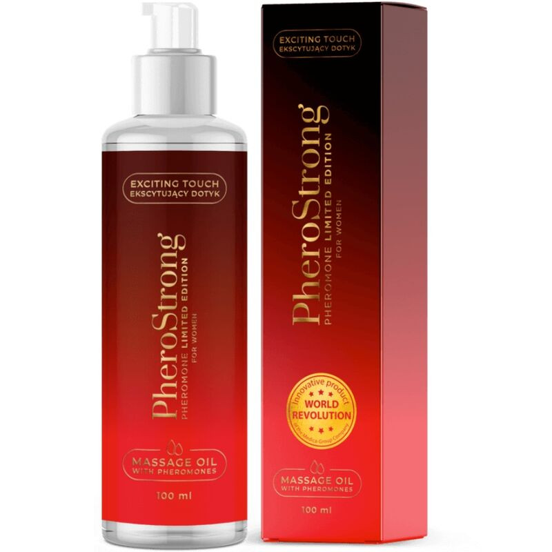 PHEROSTRONG - OLEJEK DO MASAZU EDYCJA LIMITOWANA DLA KOBIET 100 ML