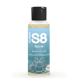STIMUL8 - S8 ODŚWIEŻAJĄCY EROTYCZNY OLEJEK DO MASAŻU BAWEŁNIANEGO 50 ML