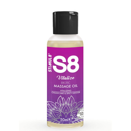 STIMUL8 - S8 VITALIZE OLEJEK DO MASAŻU EROTYCZNEGO LIMONKA 50 ML
