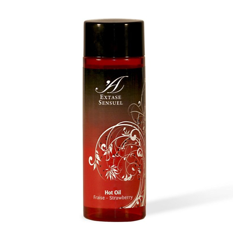 EXTASE SENSUAL - TRUSKAWKOWY OLEJEK ROZGRZEWAJACY 100 ML