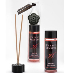 EXTASE SENSUAL - OLEJEK DO MASAZU Z EFEKTEM EKSTRA SWIEZEJ TRUSKAWKI 100 ML