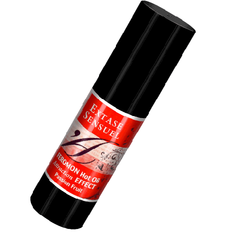 EXTASE SENSUAL - ÓLEO DE MASSAGEM DE EFEITO CALOR COM FEROMÔNIOS DE MARACUJ 30 ML
