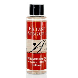 EXTASE SENSUAL - OLEJEK DO MASAZU O EFEKCIE CIEPLA Z FEROMONAMI PIRULETOWYMI 100 ML