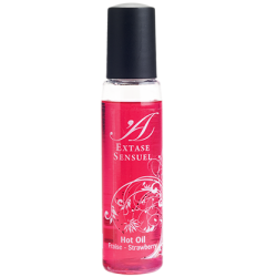 EXTASE SENSUAL - TRUSKAWKOWY OLEJEK STYMULUJACY NA CIEPLO 35 ML