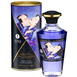 SHUNGA - OLEJEK DO MASAZU EFEKTY CIEPLA O SMAKU EGZOTYCZNYCH OWOCOW 100 ML